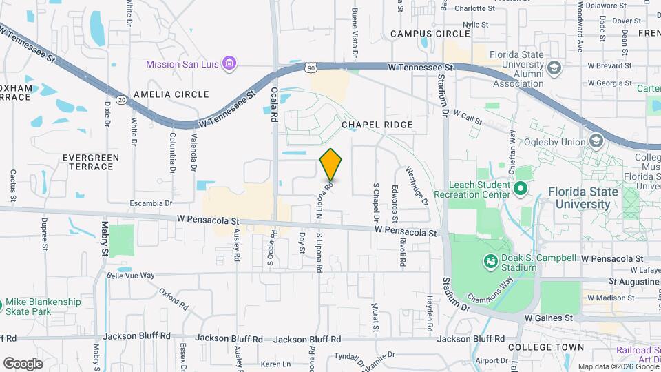 215 N Lipona Rd Map and Location Details