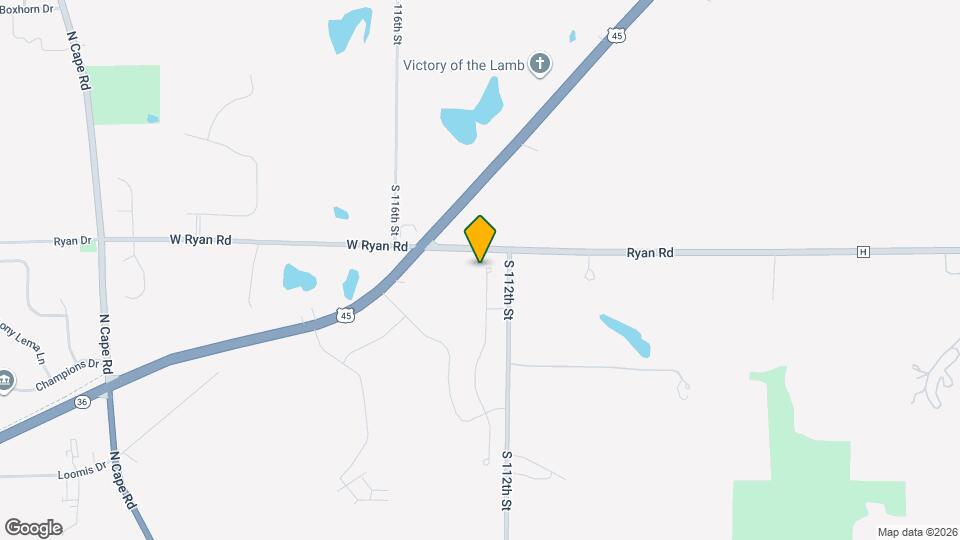 9535 S Bergamont Dr Map and Location Details