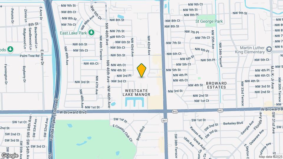 4200 NW 3rd Ct Map and Location Details