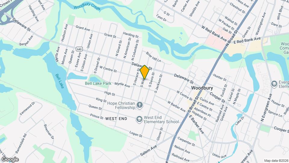 108 S Warner St, Unit A Map and Location Details