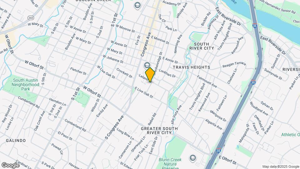 2102 Brackenridge St Map and Location Details