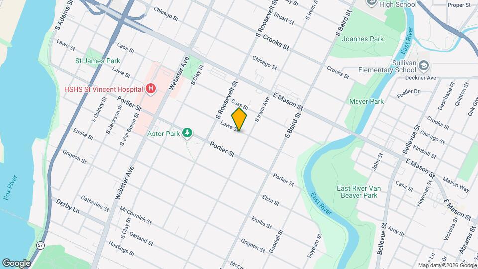 1262 Lawe St Mapa y Detalles de la Ubicación