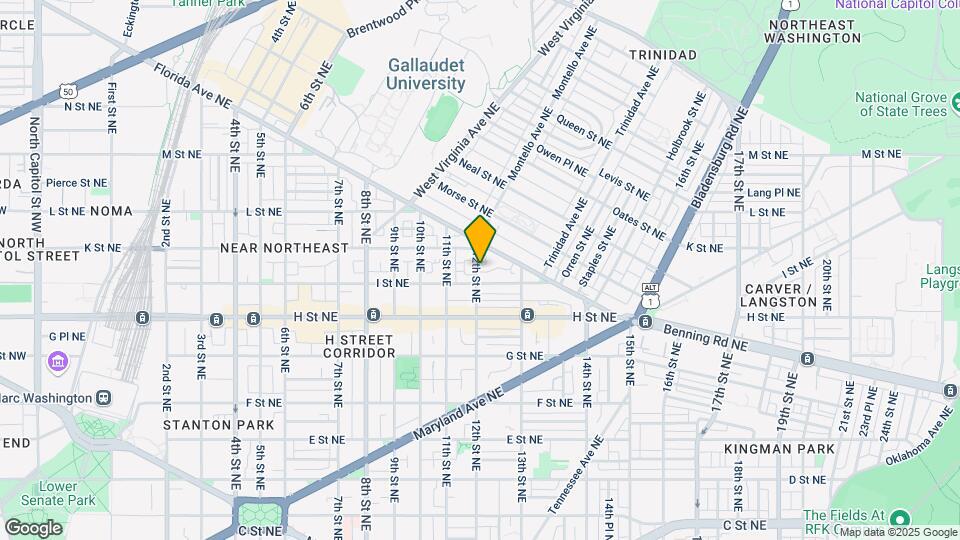 919 12th St NE, Unit 204 Map and Location Details