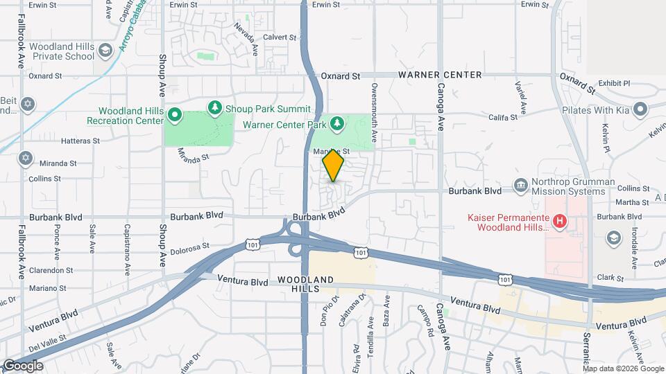 21901 Burbank Blvd, Unit 197 Mapa y Detalles de la Ubicación
