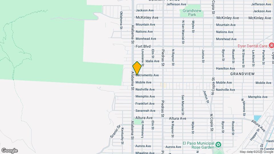 2612 Sacramento Ave Map and Location Details