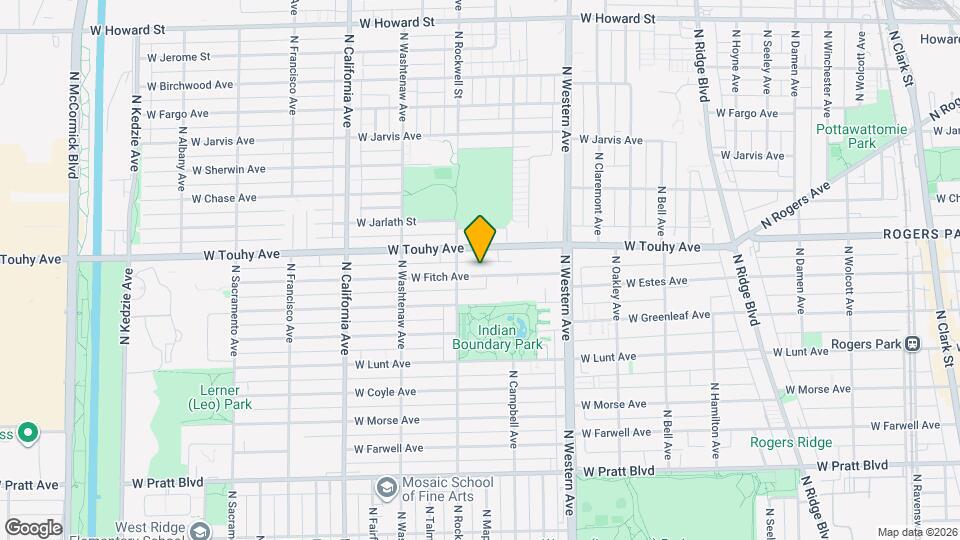 2542 W Fitch Ave, Unit 3 Mapa y Detalles de la Ubicación