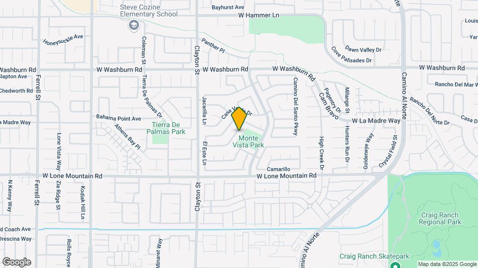 1821 La Villa Dr Map and Location Details