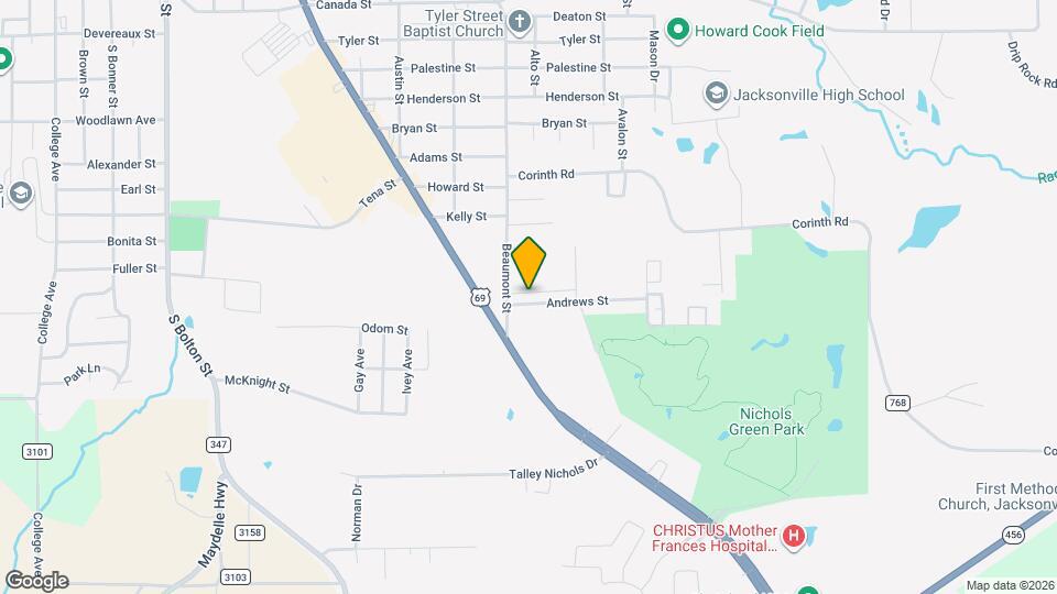 908 Andrews St Map and Location Details