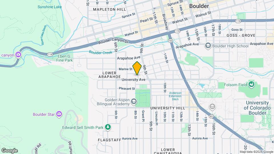 769 University Ave Map and Location Details