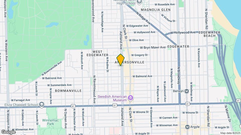 5440 N Ashland Ave Map and Location Details