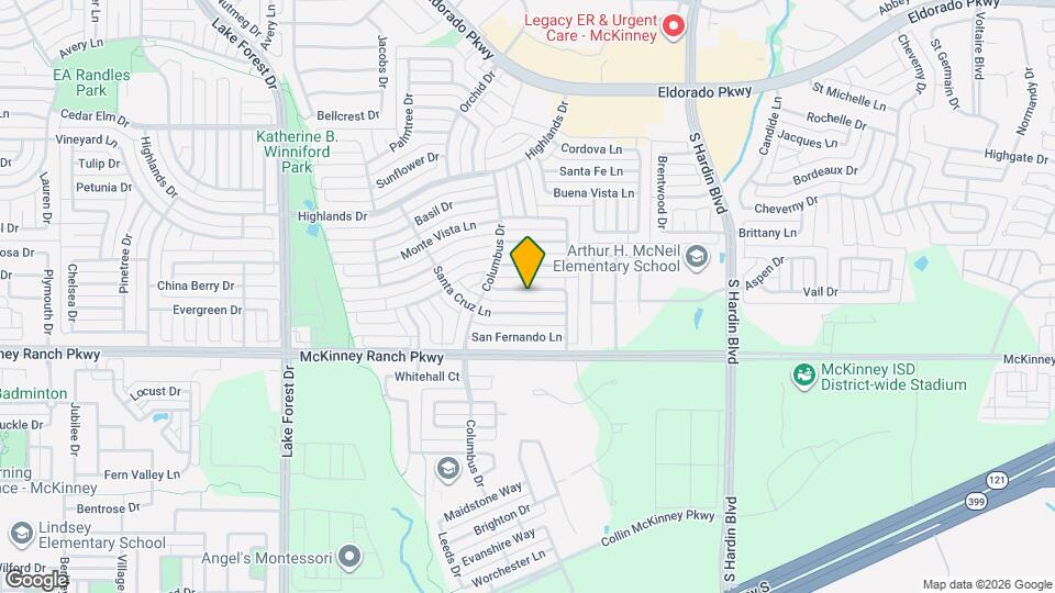 4415 Seville Ln Map and Location Details