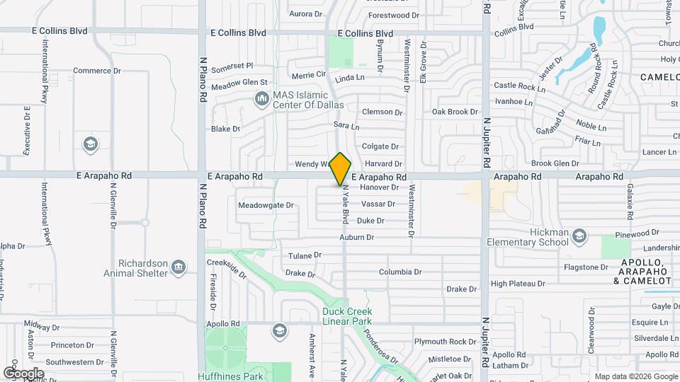 1710 Hanover Dr Map and Location Details