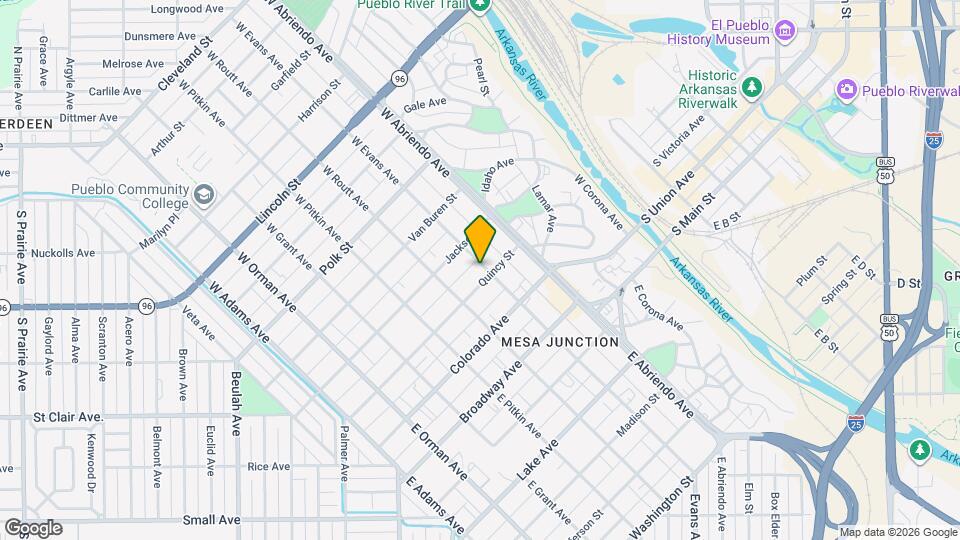 212 W Evans Ave Map and Location Details