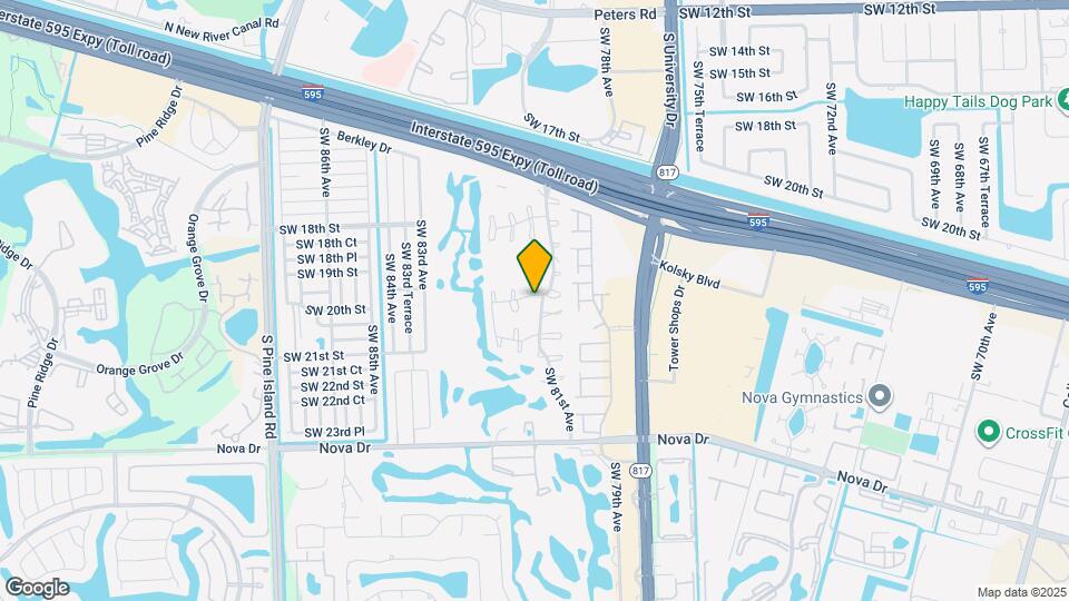 8102 SW 20th Ct Map and Location Details