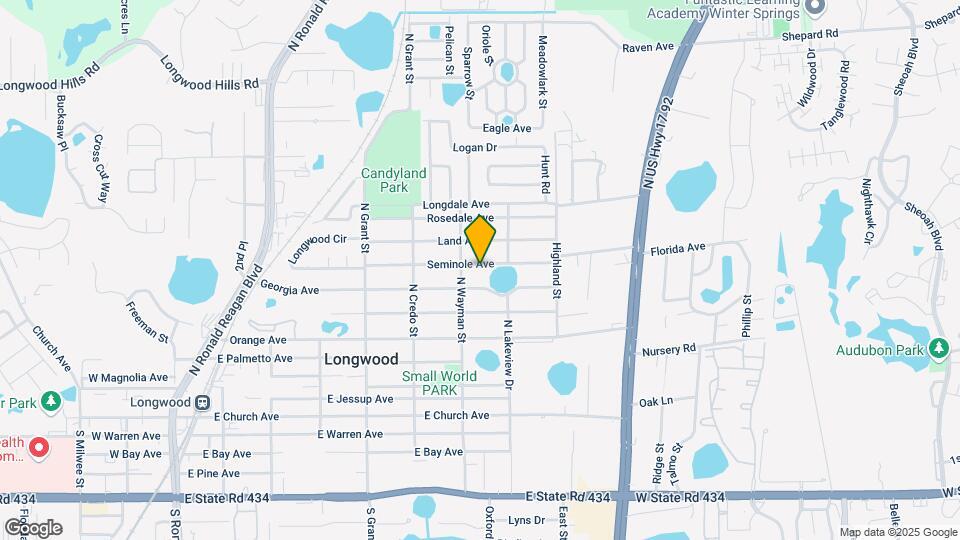 744 Seminole Ave Map and Location Details