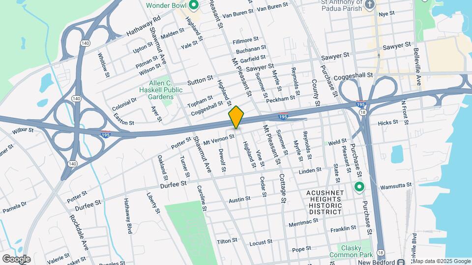 71 Mount Vernon St, Unit 2nd floor Map and Location Details