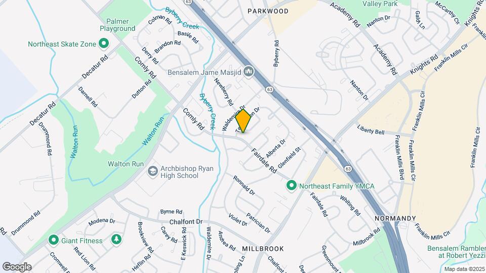 3831 Fairdale Rd Map and Location Details