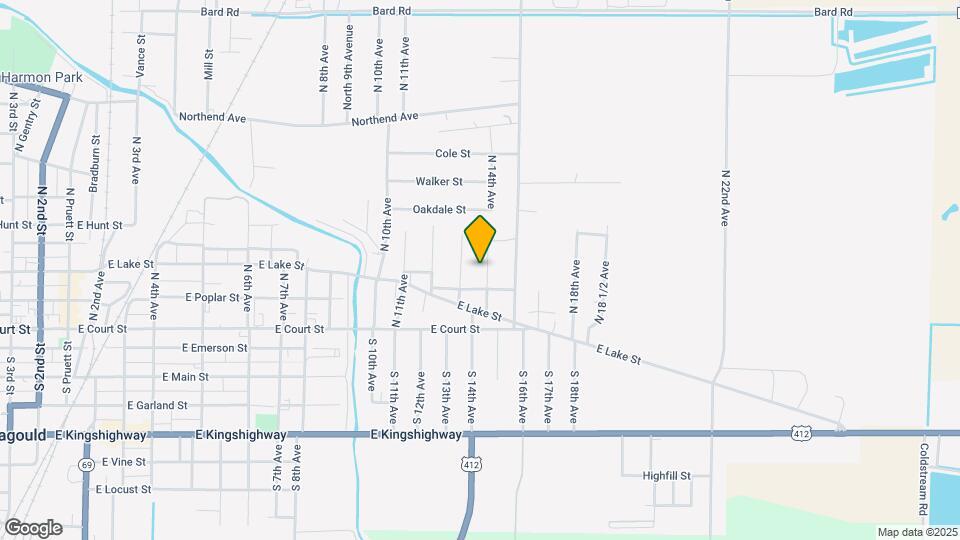 308 N 14th Ave Map and Location Details