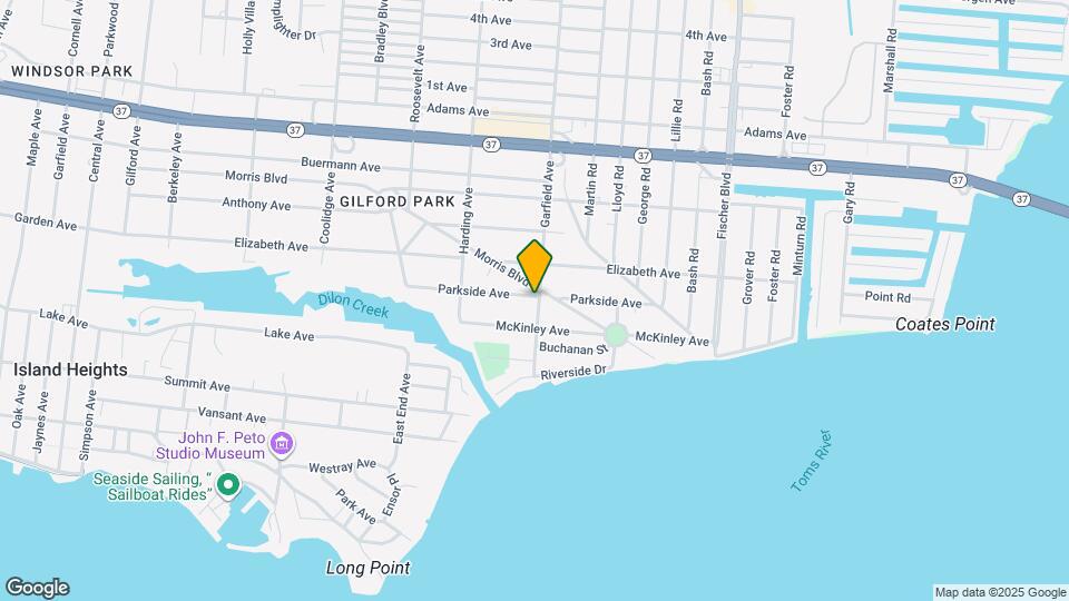 638 Parkside Ave Map and Location Details