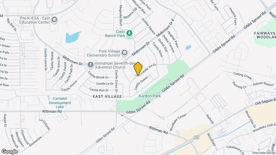 6022 Castle Vw Dr Map and Location Details