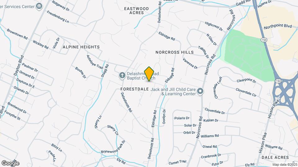 806 Forest Dale Ln Map and Location Details