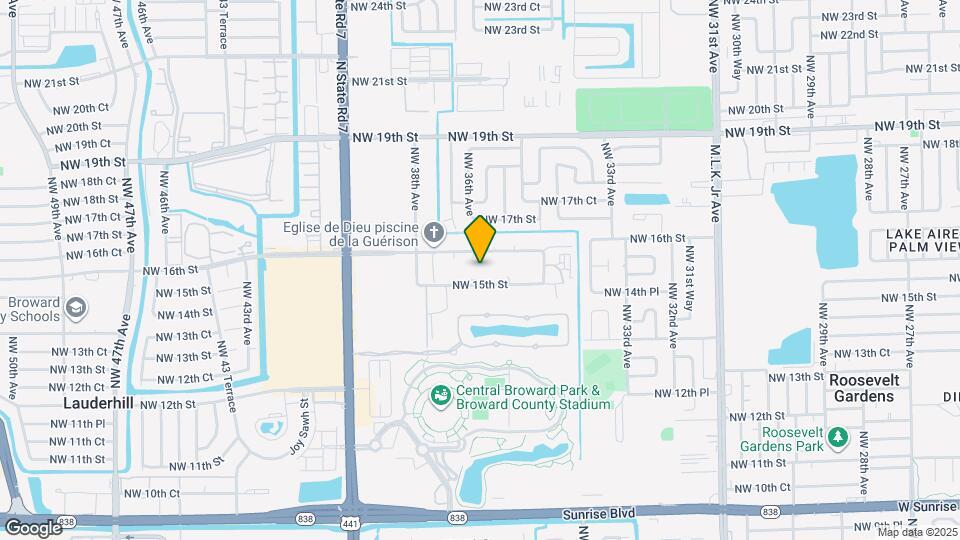 3676 NW 16th St Map and Location Details