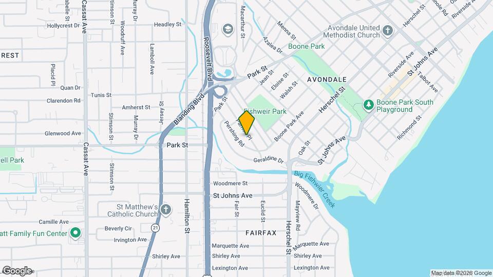 1650 Parrish Pl Map and Location Details