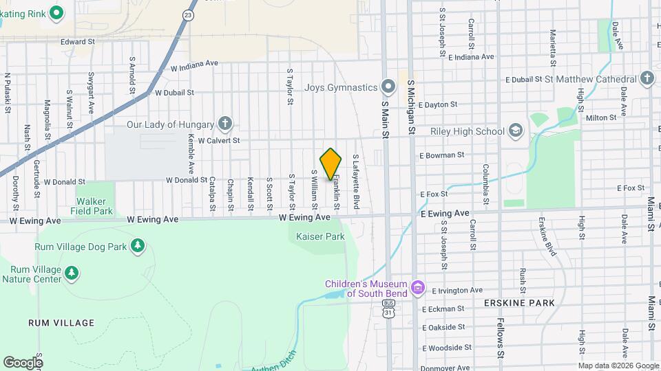 2113 Franklin St Map and Location Details