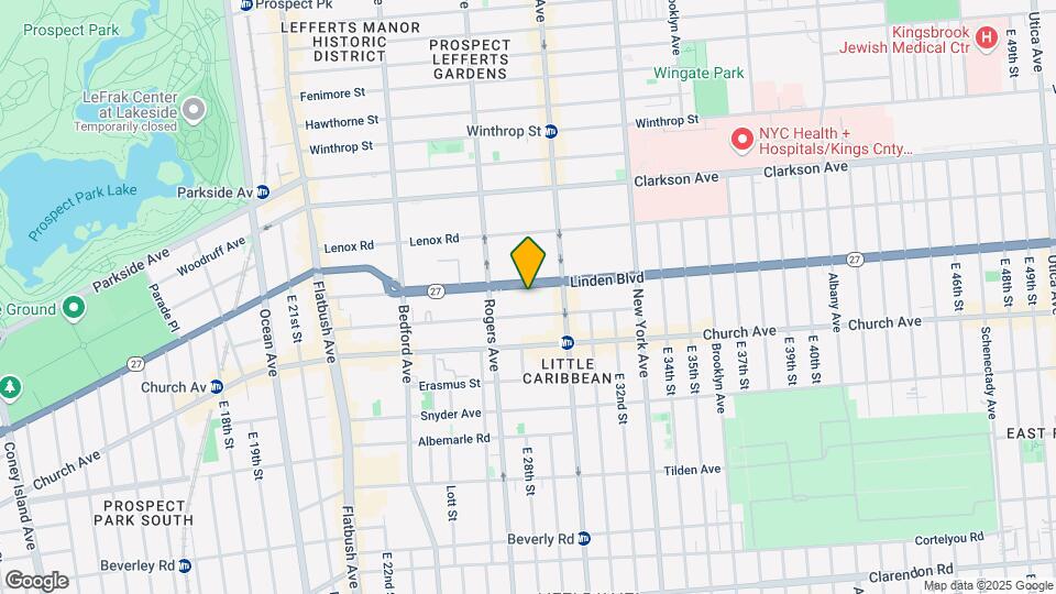 212 Linden Blvd Map and Location Details