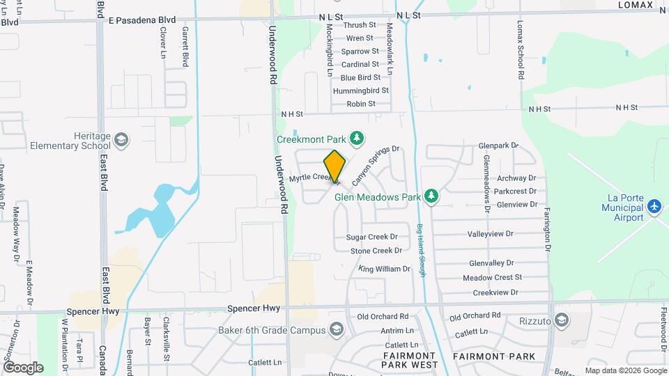 805 Willow Creek Dr Map and Location Details