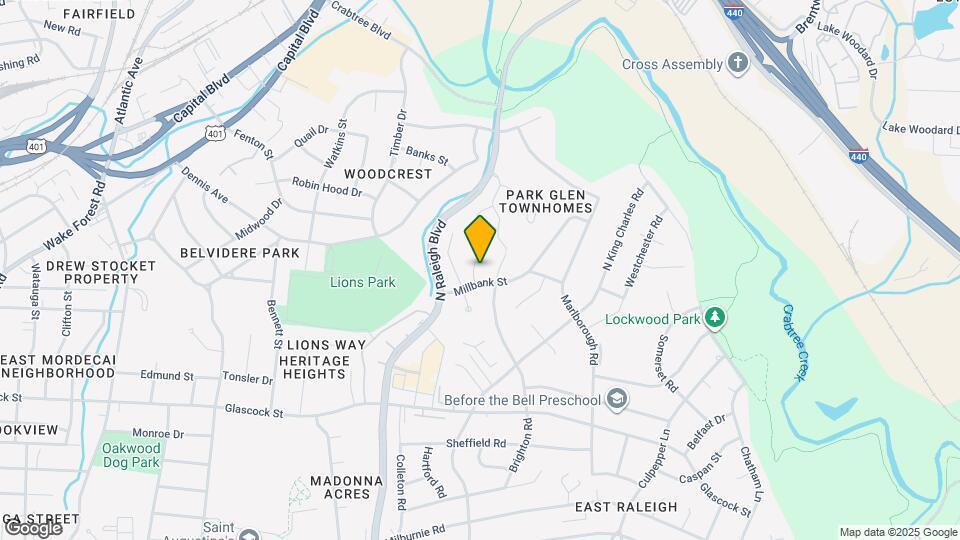 Room in House on Downing Rd Map and Location Details