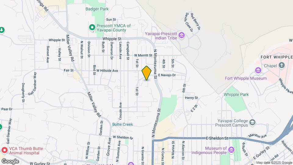 604 N Bagby Dr Mapa y Detalles de la Ubicación