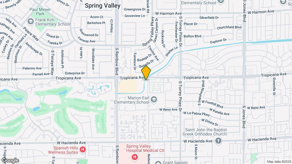 5038 S Rainbow Blvd Mapa y Detalles de la Ubicación