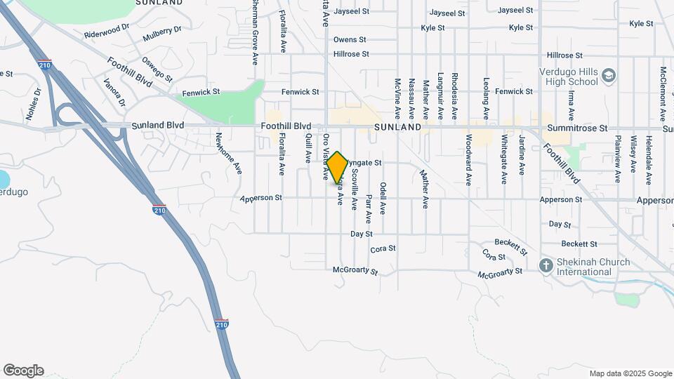 10313 Eldora Ave Map and Location Details