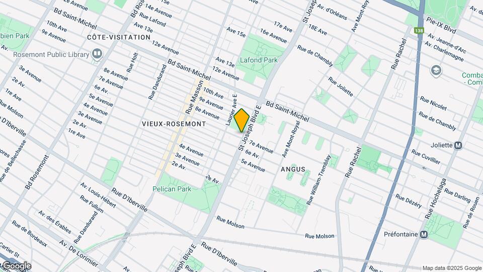 3005 Saint-Joseph Boul E Map and Location Details