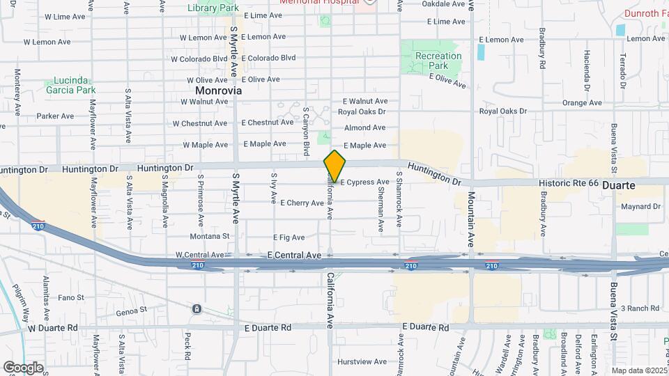 402 E Cypress Ave Map and Location Details