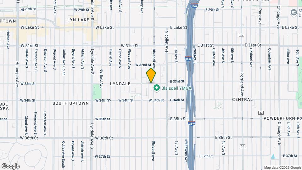 3300 Blaisdell Ave Map and Location Details