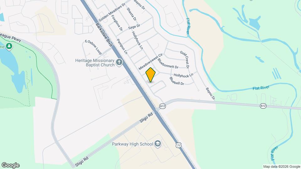 5303 Barberry Ln Map and Location Details