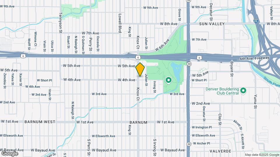 3435 W 4th Ave Map and Location Details