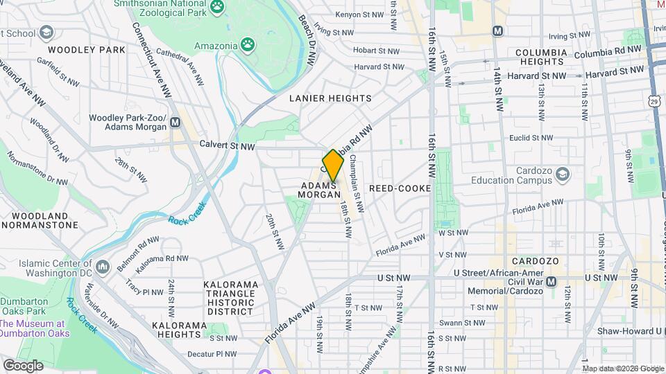 2424 18th St NW Map and Location Details