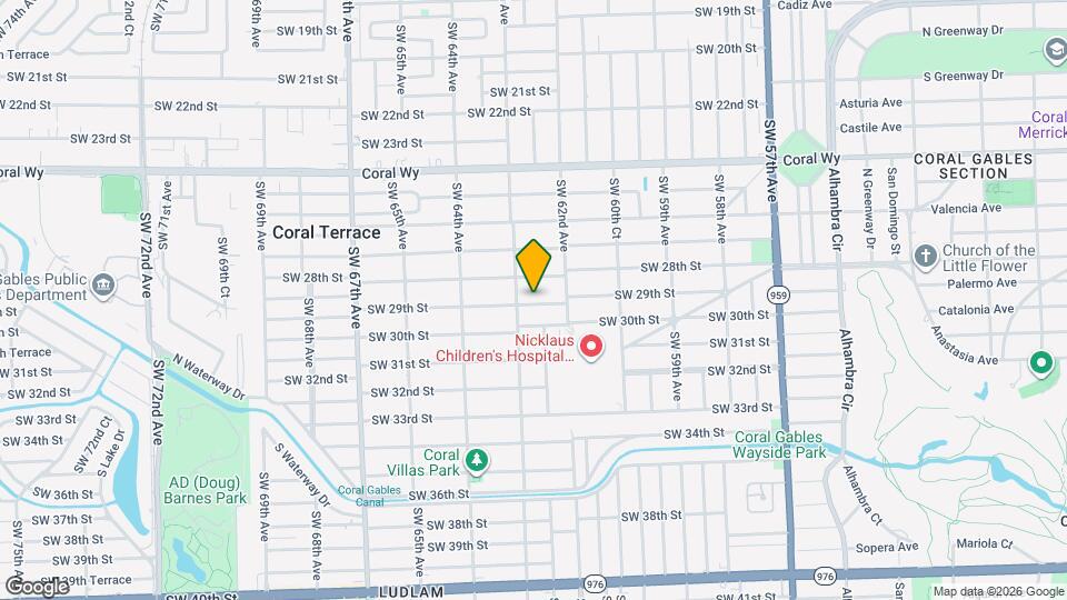 6295 SW 29th St Map and Location Details