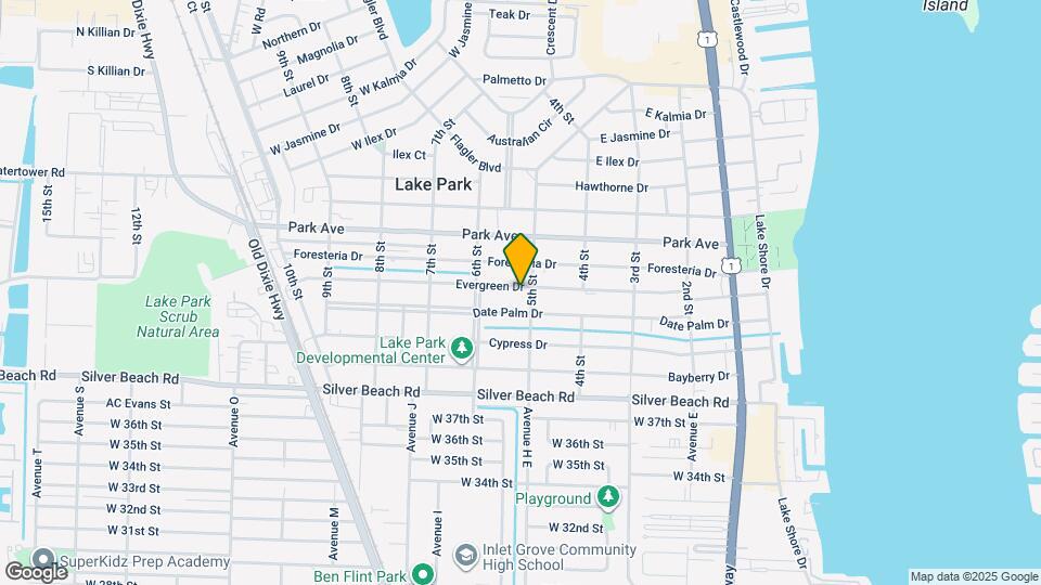 510 Evergreen Dr Map and Location Details