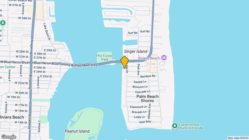 2405-2425 Lake Dr Mapa y Detalles de la Ubicación
