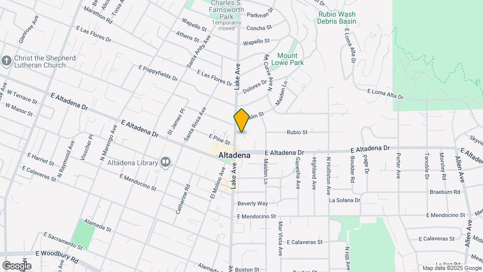 2670 Lake Ave, Unit Pineridge Condo Mapa y Detalles de la Ubicación