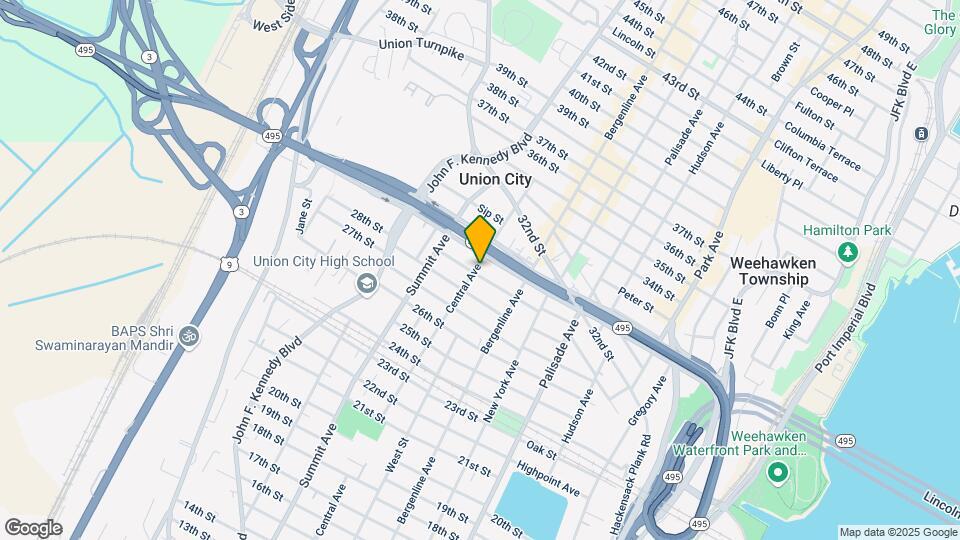 540 29th St, Unit 3rd Floor Map and Location Details