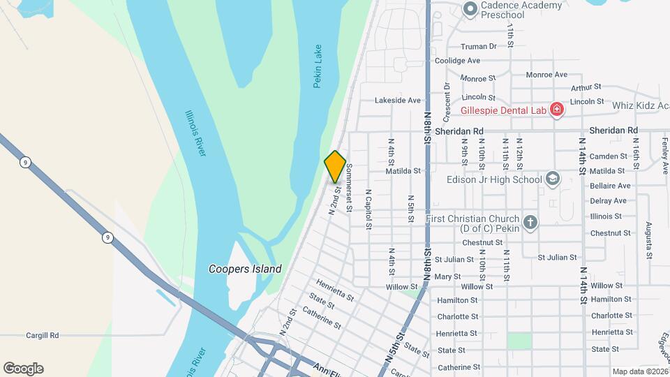 1305 N 2nd St Mapa y Detalles de la Ubicación