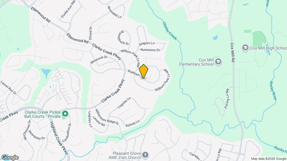 9815 Waltham Ct Map and Location Details