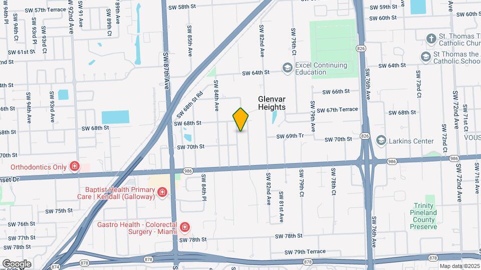 6911 SW 83rd Ct Map and Location Details
