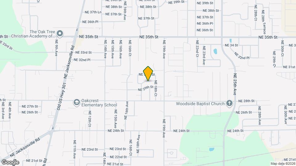 1810 NE 29th Pl Map and Location Details