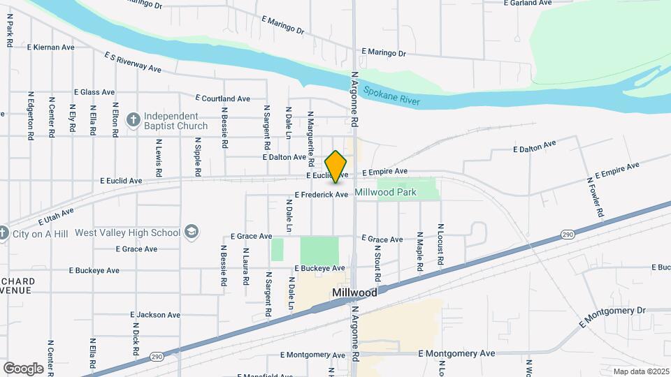 8945-9001 E Frederick Ave Mapa y Detalles de la Ubicación